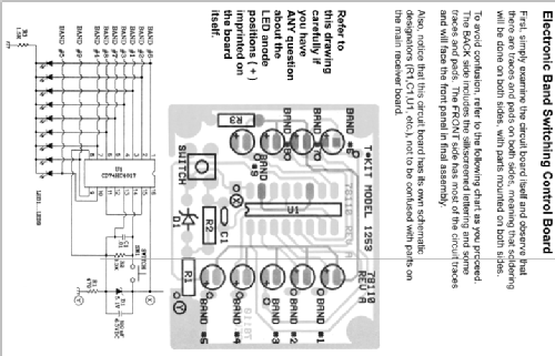 9-Band Shortwave Receiver 1253; Ten-Tec Inc.; (ID = 2650427) Kit