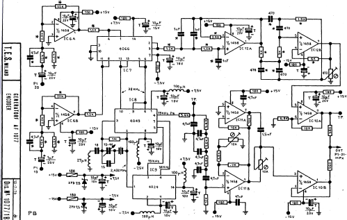 Generatore AM-FM Stereo AF-1077; TES - Tecnica (ID = 704908) Ausrüstung