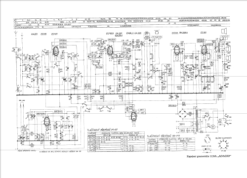 Adagio 1126A; Tesla; Praha, (ID = 539612) Radio