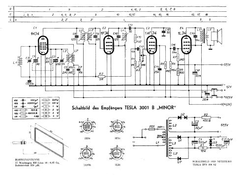 Minor 3001B; Tesla; Praha, (ID = 137462) Radio