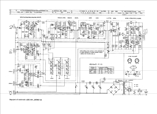 Music 40 AZK400; Tesla; Praha, (ID = 179287) Ampl/Mixer