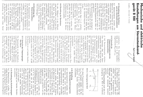 Stereobandgerät B100 ANP270; Tesla; Praha, (ID = 973502) Ton-Bild