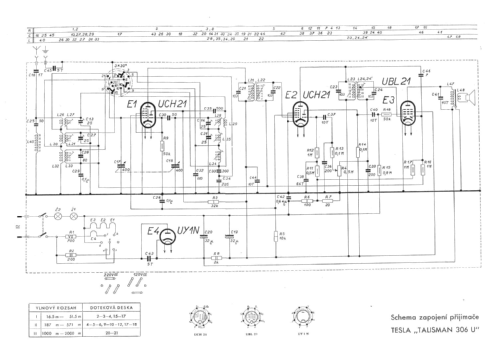 Talisman 306U; Tesla; Praha, (ID = 17177) Radio