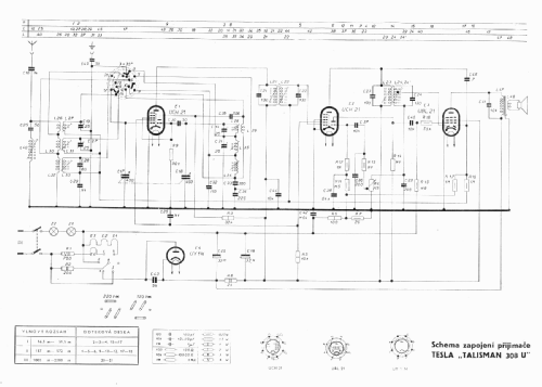 Talisman 308U; Tesla; Praha, (ID = 17178) Radio