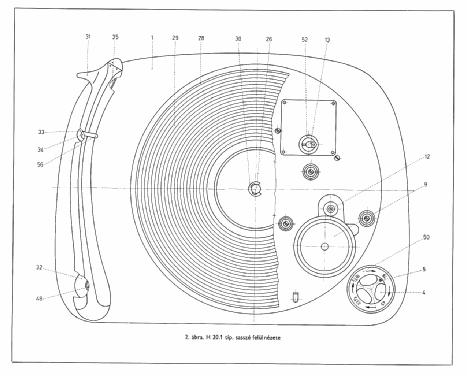 Supraphon record player chassis H20.1; Tesla; Praha, (ID = 2208580) Reg-Riprod