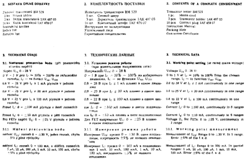 Transistorenprüfgerät BM529; Tesla; Praha, (ID = 1985717) Equipment