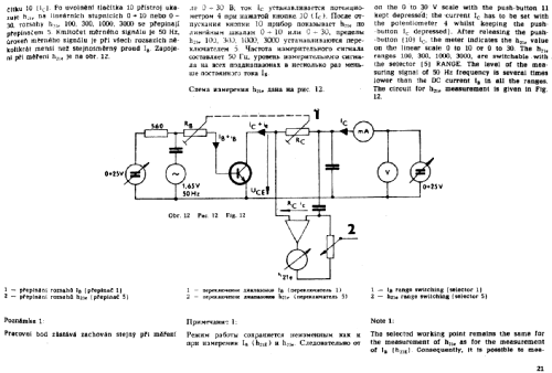 Transistorenprüfgerät BM529; Tesla; Praha, (ID = 1985726) Equipment