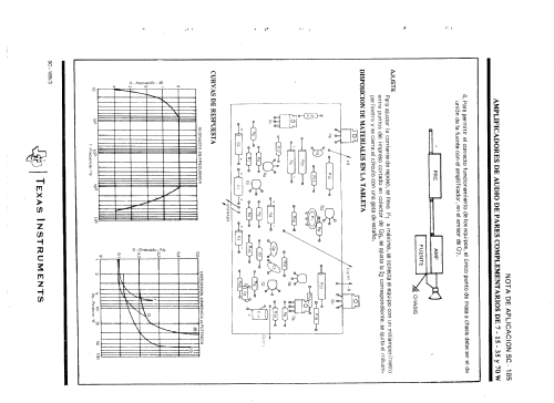 Amplificador de Audio de 7 - 15 - 35 y 70 W SC-185; Texas Instruments (ID = 1708751) Kit