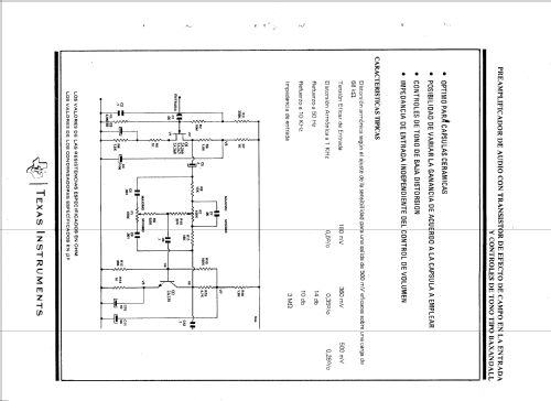 Preamplificador con FET y Amplificador de 6 W ; Texas Instruments (ID = 1708794) Kit