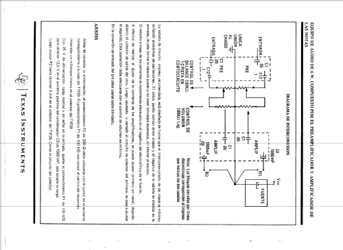 Preamplificador con FET y Amplificador de 6 W ; Texas Instruments (ID = 1708797) Kit