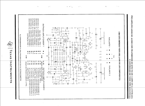 Preamplificador con FET y Amplificador de 6 W ; Texas Instruments (ID = 1708800) Kit