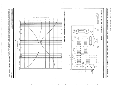 Preamplificador para el equipo de 2w SC-186; Texas Instruments (ID = 1708723) Kit