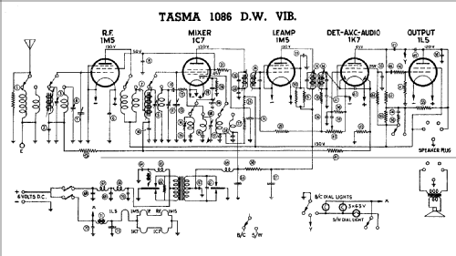 Tasma 1086; Thom & Smith Pty. (ID = 817408) Radio