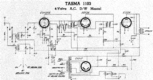 Tasma Twin Four 1103; Thom & Smith Pty. (ID = 1976466) Radio