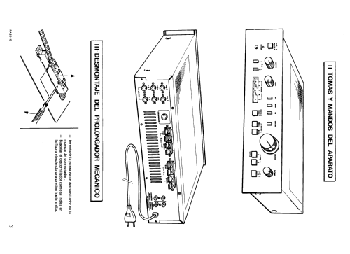 Amplificador Estereofónico A-5003; Thomson Española S.A (ID = 2483793) Ampl/Mixer
