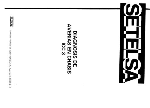 Ch= ICC3; Thomson Española S.A (ID = 2479092) Télévision