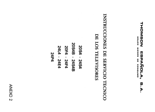 Thomson-General Eléctrica 24S4 Ch= X50 /5; Thomson Española S.A (ID = 2492576) Television