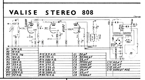 Valise stéréo 808; Thorens SA; St. (ID = 2330875) Ton-Bild