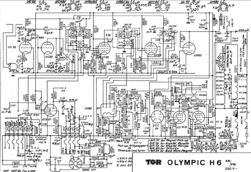 Olympic H6 FM/AM ; TO-R Radio A/S; Vanl (ID = 2547476) Radio