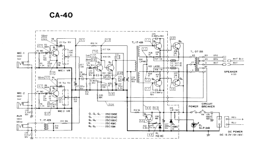 CA-40; Toa Electric Co., (ID = 690634) Ampl/Mixer