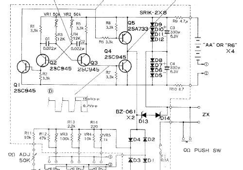 Impedance Meter ZM-104; Toa Electric Co., (ID = 1036327) Ausrüstung