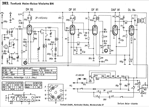 Heim- und Reise-Violetta BN; Tonfunk GmbH; (ID = 415473) Radio