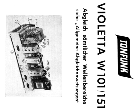 Violetta W 151; Tonfunk GmbH; (ID = 2635317) Radio