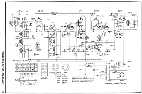 Violetta W200; Tonfunk GmbH; (ID = 1525591) Radio