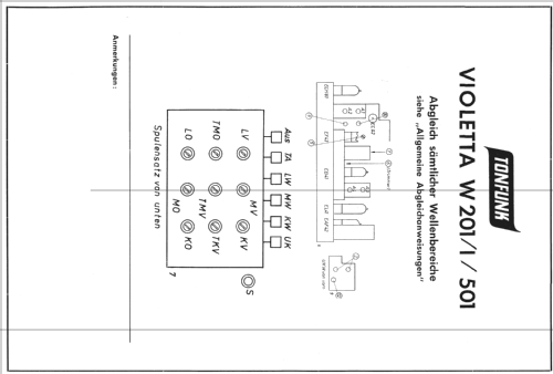 Violetta W201/I; Tonfunk GmbH; (ID = 467183) Radio