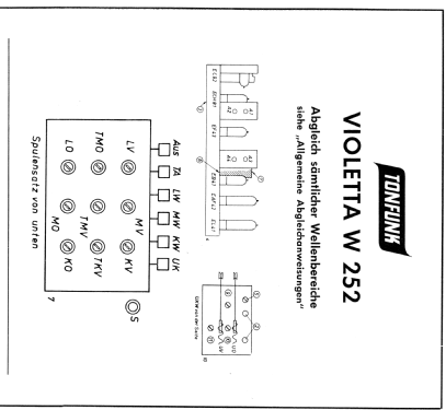 Violetta W252; Tonfunk GmbH; (ID = 1527907) Radio