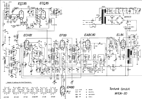 W634/3D; Tonfunk GmbH; (ID = 14783) Radio