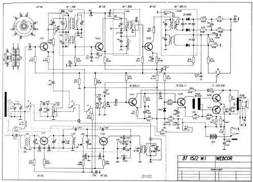 Webcor BT-1522W1; Tonfunk GmbH; (ID = 1521466) Radio