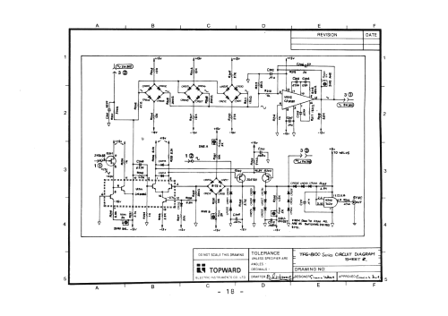 Function Generator TFG-8104; Topward Electric (ID = 2531811) Equipment