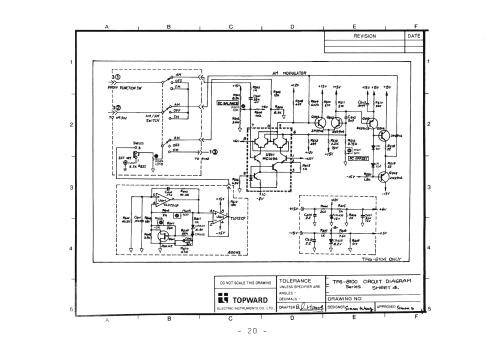 Function Generator TFG-8104; Topward Electric (ID = 2531813) Equipment