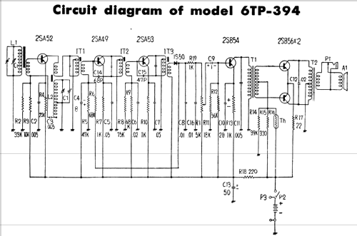 Transistor Six 6TP-394; Toshiba Corporation; (ID = 1295332) Radio