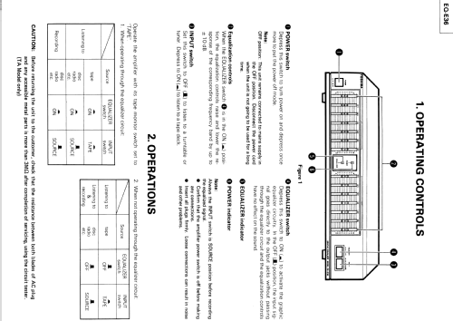 Graphic Equalizer EQ-E36; Toshiba Corporation; (ID = 1586059) Verst/Mix