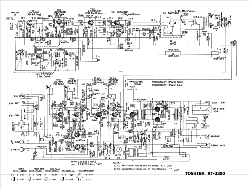 RT2300; Toshiba Corporation; (ID = 1051052) Radio