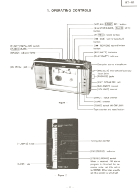 Stereo Cassette Recorder KT-R1; Toshiba Corporation; (ID = 2762420) R-Player