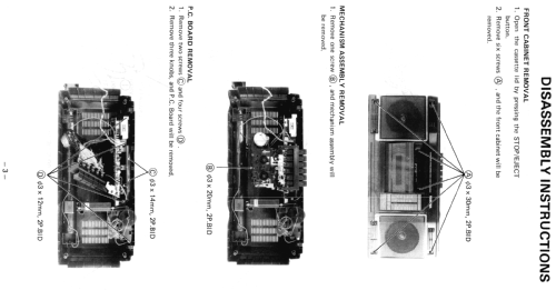 Stereo Radio Cassette Recorder RT-6017; Toshiba Corporation; (ID = 1815885) Radio