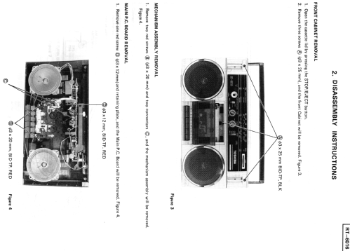 Stereo Radio Cassette Recorder RT-6016; Toshiba Corporation; (ID = 1818360) Radio