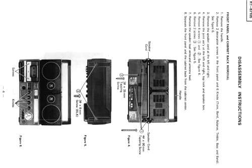 Stereo Radio Cassette Recorder RT-8710S; Toshiba Corporation; (ID = 1820072) Radio