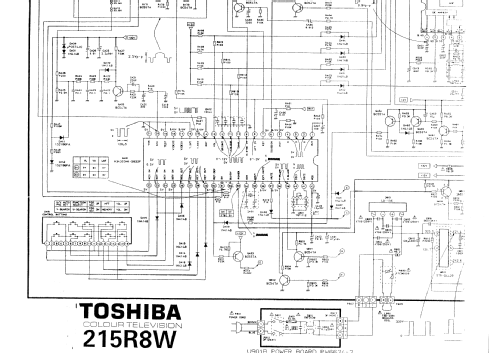 Colour Television 215R8W; Toshiba Corporation; (ID = 2314882) Televisore