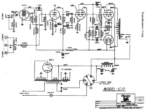 Clarion C-17 ; Clarion, Transformer (ID = 735390) Ampl/Mixer