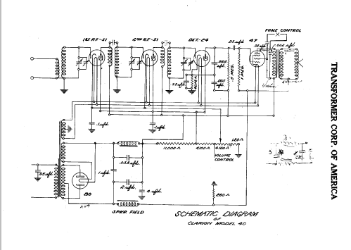 Clarion 40 Junior ; Clarion, Transformer (ID = 66940) Radio