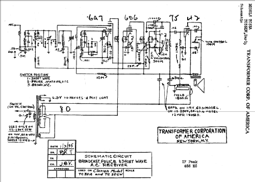 TC-35A ; Clarion, Transformer (ID = 737766) Radio