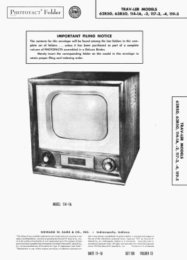 114-1A Ch= 32A1; Trav-Ler Karenola (ID = 2974605) Television