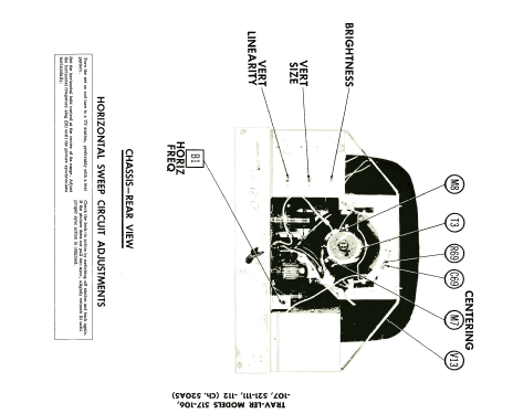 521-111 Ch= 520A5; Trav-Ler Karenola (ID = 1990374) Televisore