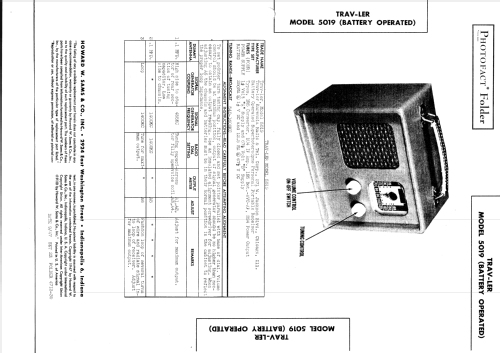 Trav-Ler 5019 ; Trav-Ler Karenola (ID = 889234) Radio