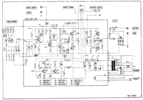 Audio Signal Generator AG-202A; Kenwood, Trio- (ID = 1634341) Equipment