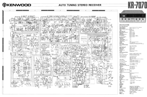 Auto Tuning Stereo Receiver KR-7070; Kenwood, Trio- (ID = 1926570) Radio